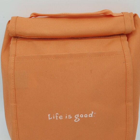 Life is Good Insulated Hook & Loop Lunch Bag with Handle - Picture 13 of 16